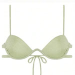 Montce Jade Sparkle Elany Bikini Top XL New Green Photo 0