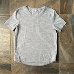 Lululemon Long Distance Short Sleeve Tee Incognito Camo SSL Silver Drop Alpine 4 Photo 0