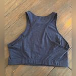Outdoor Voices  Athena crop top navy crop top bra size large Photo 2