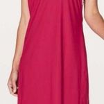 Lululemon Rejuvenate Sleeveless Tank Dress Ruby Red Pink Athleisure Loungewear Photo 0