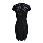 Ralph Lauren Black Lined Lace Knee Length Shift Dress Women's Size 10 | 15-21 Photo 1