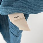 Soft Surroundings Tunic Top Size Large NWOT Oceo Gauze Mallard Blue 3/4 Sleeve Photo 14