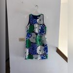 Eliza J NWT  Bahama Blue Floral Dress size 6 97% cotton Photo 1
