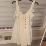 Free People  Vivi Lace Trim Minidress Size M Photo 6