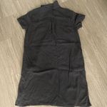 Gap Women L Gray Pockets Lightweight Relaxed Fit Lyocell Popover T-shirt Dress Photo 4