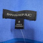 Banana Republic  Halter Bi Stretch Racer Neck Sheath Dress Blue size 8 NEW $138 Photo 8