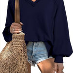 Acelitt Women's Blue V Photo 0