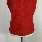 IZOD Red Full Zip Quilted Fleece Vest Size Small Photo 9