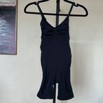 SKIMS  Seamless Sculpt Mid-Thigh Bodysuit Onyx Size‎ L Photo 1