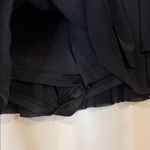 Black Lace Mini Skirt with ruffles and low Photo 1