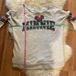 Disney Parks Minnie Mouse Pullover Varsity Sweatshirt Lightweight EUC Sz L Photo 80