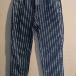 American Eagle  Outfitters Blue and White Striped Men's Jeans Photo 0