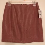 Free People Skirt Women’s Size 4 FP SKIRT PRESSED FLOWERS ROSE PINK VEGAN SUEDE Photo 13
