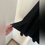 Sonia Rykiel black wide leg wool blend pants with sequin belt size T38 Photo 4