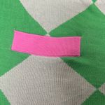 First Love  Green and Pink Argyle Cardigan Photo 10