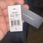 Natori Black Maxi Dress Long Sleeve Wrap Robe with Belt & Pockets Women's Large Photo 10