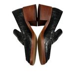 Dolce Vita Talie Black Crocodile Faux Leather Heeled Loafers, Sz 8 Photo 7