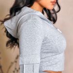 Bad Society Ella corset hoodie grey size S Gray Photo 1