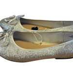 Torrid Gold Glitter Ballet Flat Size 10.5 (WW) Photo 3