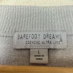 Barefoot Dreams CozyChic Ultra Lite Rib Back Placket Henley Almond Large A596956 Photo 2