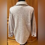 Madewell  MWL (Re)sourced Sweater Fleece‎ Shirt-Jacket in Heather Pale Thistle XS Photo 10