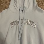 Forever 21 Beverly Hills embroidered cropped hoodie Photo 2