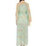 Spell & the Gypsy Collective Maisie Maxi Kimono Robe Vintage Turquoise Size S/M Green Photo 9