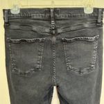 AGOLDE  Sophie Mid Rise Raw Hem Crop Skinny Black Jeans‎ 28 Photo 4