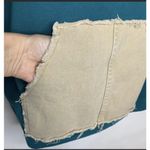 Teal Green Tan Denim Kangaroo Pocket Crew Neck Sweatshirt ? Medium Photo 3