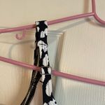 Lands' End  size 6 black white spotted swim top underwire padded Photo 2