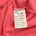 Simply Noelle  Coral A-Line Tunic Top Size L/XL Photo 8