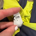 Zyia  Neon Yellow Parallel Luxe Adjustable Sport Bra Medium Photo 6