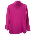 Burgess The Lauren Pink Tunic Sweater Bell Sleeve Mock Neck Cashmere Blend Med Photo 1