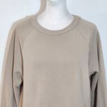 Doe & Rae  Tan Oversized Pullover NWT Size Small Tan Oversized Sweatshirt Photo 2