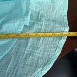 Vitamin A  Turquoise Button-Down Shirt dress size S Photo 6