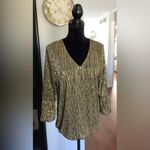 Dressy blouse🌹🌹 Tan Size L Photo 2