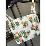 We Wore What Straight Neck Corset Crop Top Orange Womens Size XS Photo 3