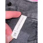 PacSun  Black Distressed High Rise High Waisted Straight Button Fly Jeans Size 26 Photo 5