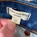 Madewell Curvy High-Rise Skinny Jeans in Lanette Wash Size 25 NWOT Photo 9