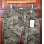 NWT LTJ Letter to Juliet Camo Cargo Pull On Pants Medium $78 MSRP Green Photo 3