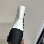 Pierre Dumas  White and Black Lace Up Boots Photo 3