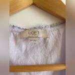 Loft  Cotton Wrap Top size S Light Purple Photo 1