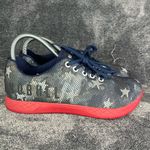 Nobull  Vintage Flag Trainers USA Red Blue Stars Shoes Women Sz 8.5 CrossFit Rare Photo 2