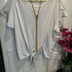 Westbound  Woman 3X White Knit Popover Top Photo 3