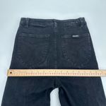 Rolla's  Jeans Eastcoast Boot High Rise Crop Womens Size 29 Black Raw Hem Denim  Photo 8