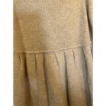 BCBGMAXAZRIA  Beige Wool/Angora Blend Peplum Button Down Sweater Women Sz L Photo 7