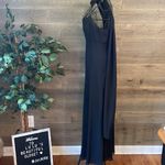 Black, spaghetti, strap size 8, formal occasion, dress with shawl Black Photo 3