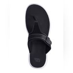 Time And Tru  Womens Flip Flops Size 6 Black White New Photo 3