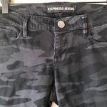 EXPRESS Camo Black Cropped Jeggings Photo 4