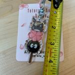 Handmade NWT New Totoro Soot Sprite Dango acrylic resin keychain bag charm Photo 2